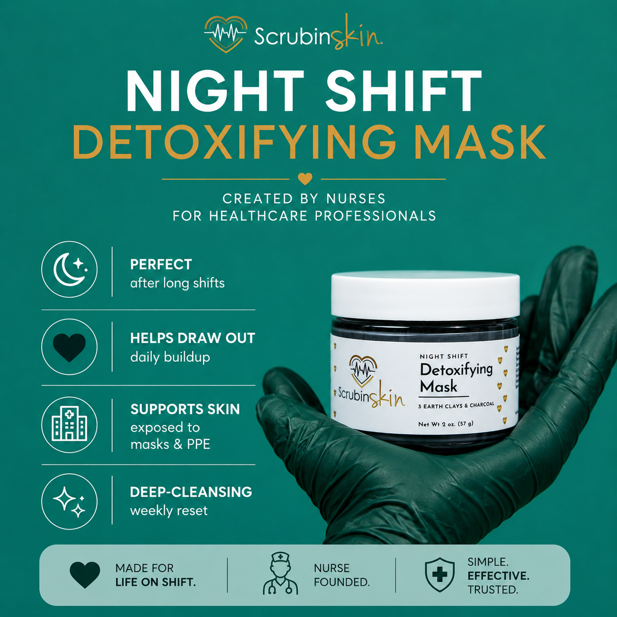 Night Shift Detox Mask – Scrubinskin